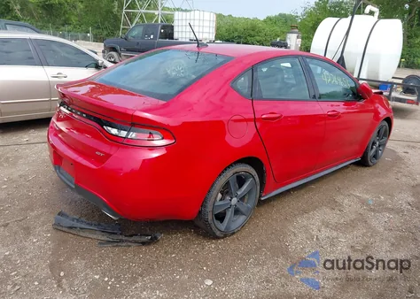 2016 Dodge Dart Gt z USA, uszkodzony, nr VIN 1C3CDFEB0GD578072